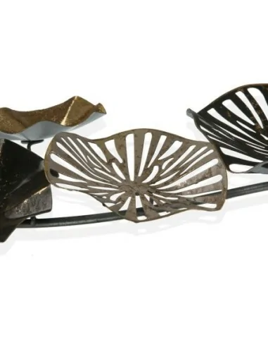 CUADRO METALICO CIRCULOS ORO