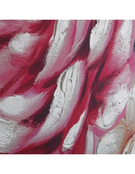 CUADRO MUJER CON FLORES AFRICA