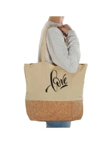 BOLSA BEIGE 45x36CM