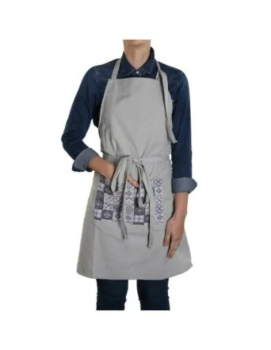 DELANTAL MOSAIC  BLACK