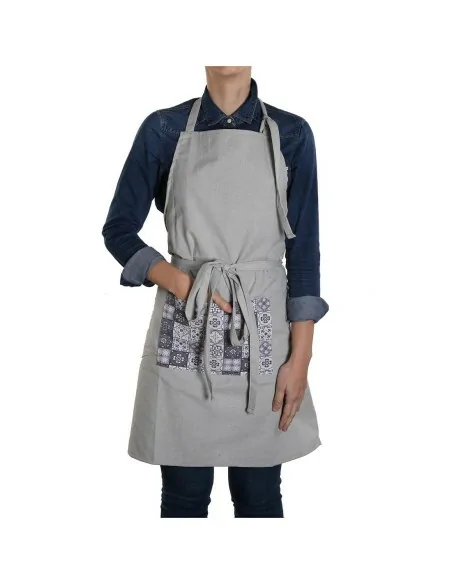 DELANTAL MOSAIC  BLACK