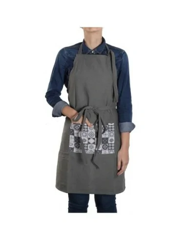 DELANTAL MOSAIC GREY