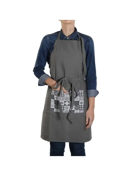 DELANTAL MOSAIC GREY