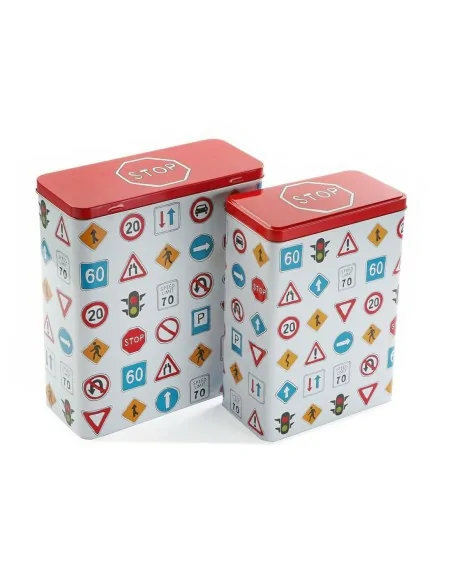 SET 2 CAJAS RECTANG SEÑALES