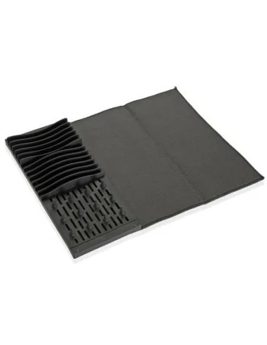 ESCURREPLATOS GRIS CON PAÑO