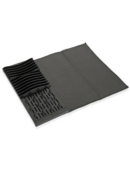 ESCURREPLATOS GRIS CON PAÑO