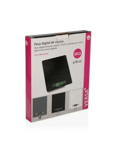 PESO DIGITAL COCINA NEGRO