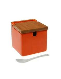 AZUCARERO NARANJA TAPA BAMBÚ