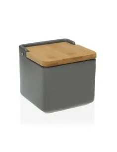 SALERO TAPA BAMBÚ GRIS