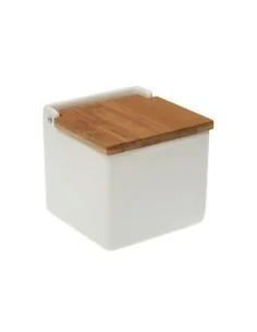 SALERO BLANCO TAPA BAMBÚ 2
