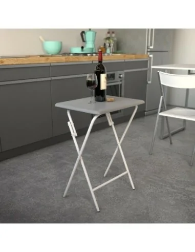 MESA PLEGABLE LYON SILVER