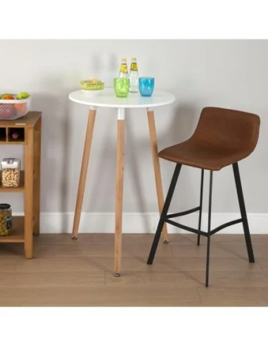 MESA ALTA BAR BLANCA