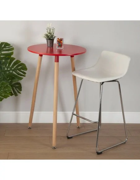 MESA ALTA BAR ROJA