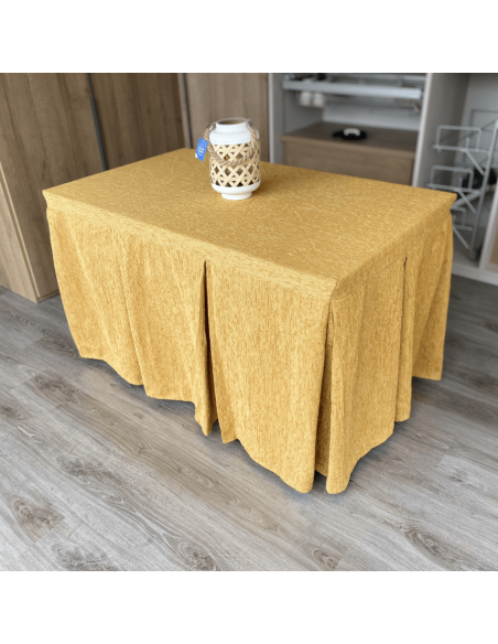 Ropa elegante 10 pliegues Mostaza