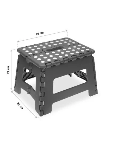 TABURETE PLEGABLE GRIS 4