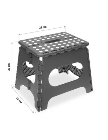 TABURETE PLEGABLE GRIS 3 TABURETE PLEGABLE GRIS 3