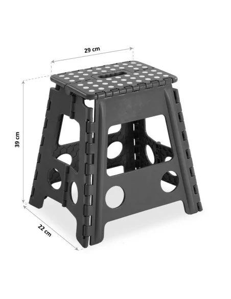 TABURETE PLEGABLE GRIS 1