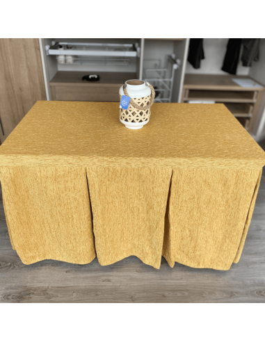 Ropa elegante 10 pliegues Mostaza