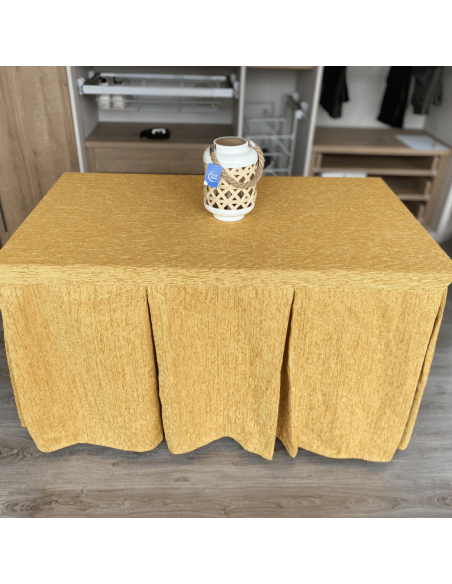 Ropa elegante 10 pliegues Mostaza