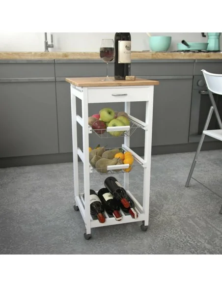 CARRO C/ RUEDAS 2 CESTAS