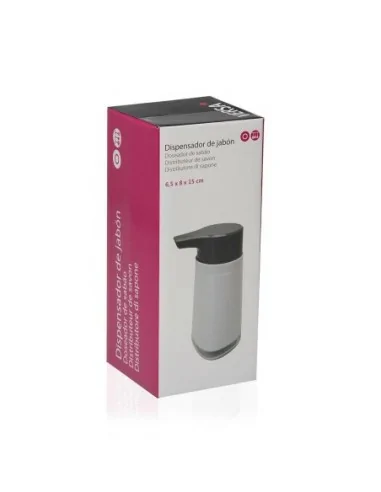 DISPENSADOR JABON  BLANCO/GRIS