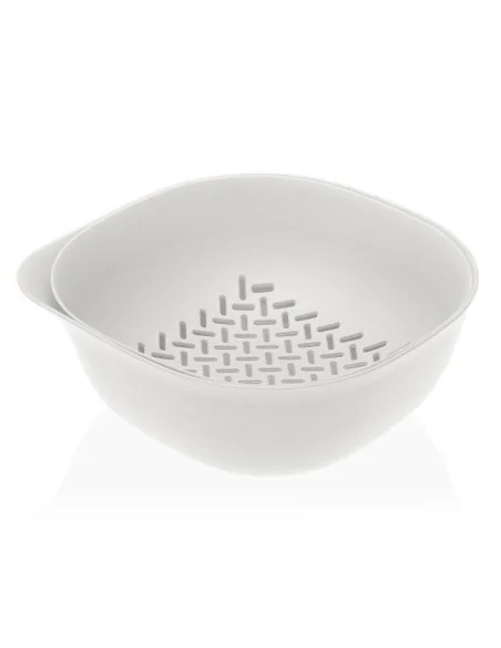 SET BOWL+ ESCURRIDOR BLANCO