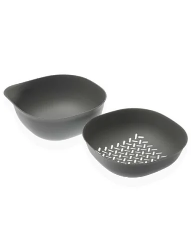 SET BOWL+ ESCURRIDOR BLANCO