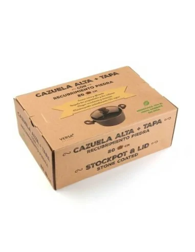 CAZUELA ALTA C/TAPA 20CM