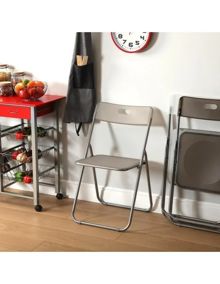 SILLA PLEGABLE TIVOLI GRIS