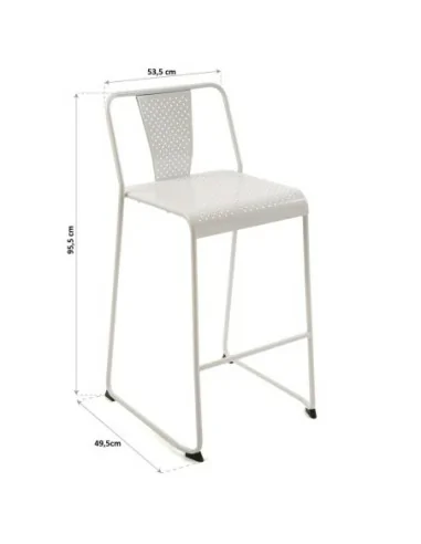SILLA METAL BLANCA SILLA METAL BLANCA