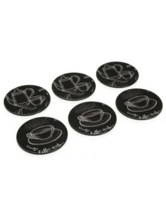 SET 6 POSAVASOS PIZARRA