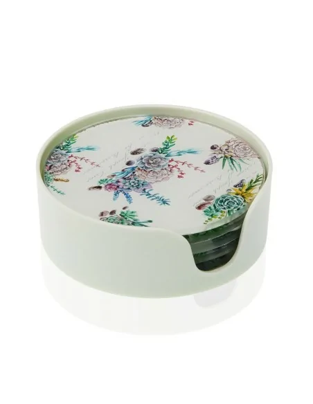 SET 6 POSAVASOS PLANTAS