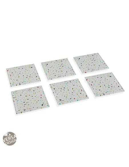 SET 6 POSAVASOS VIVID TERRAZZO