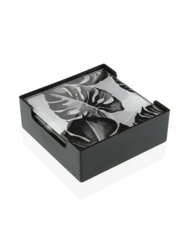 SET 6 POSAVASOS HOJAS CUADRADO