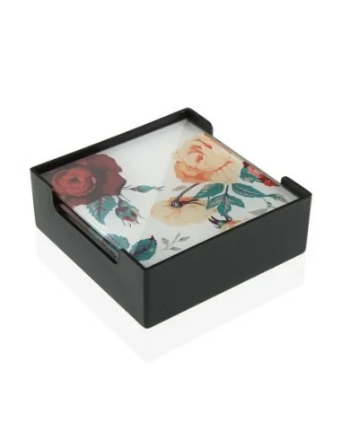 SET 6 POSAVASOS ROSAS