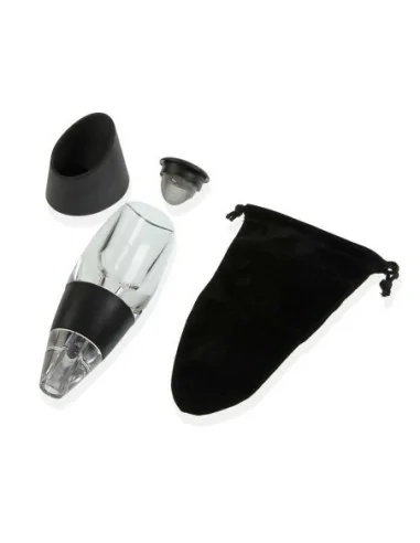 AIREADOR DE VINO C/SOPORTE NEG