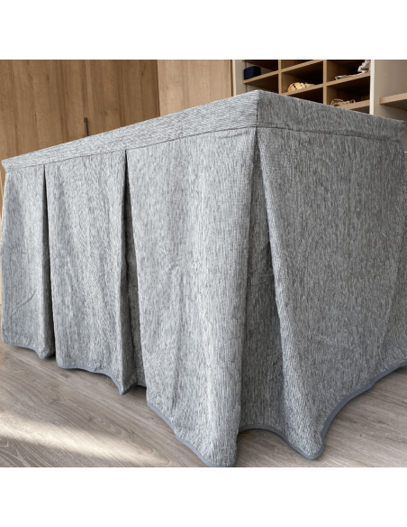 Ropa elegante 10 pliegues Gris