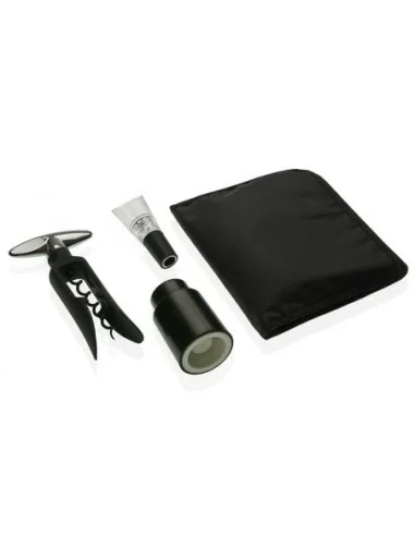 SET CAJA 4 ACCESORIOS VINO