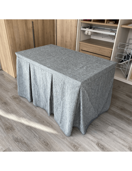 Ropa elegante 10 pliegues Gris