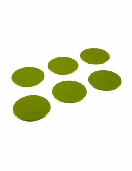 SET. 6 POSAVASOS VERDES