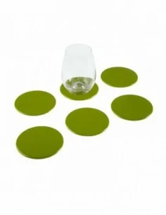 SET. 6 POSAVASOS VERDES 2