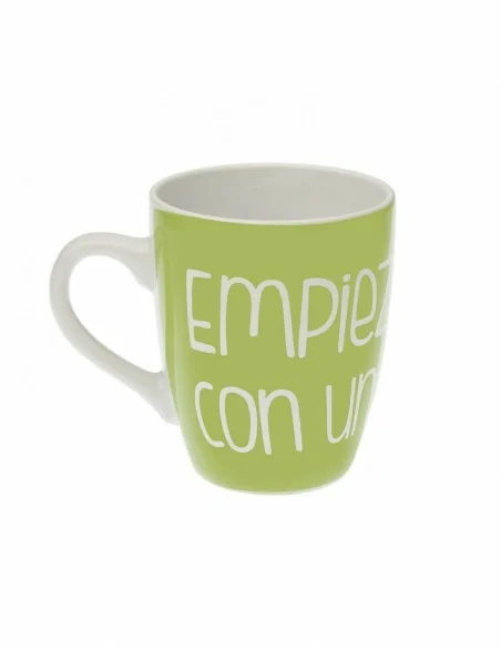 MUG MENSAJE POSITIVO VERDE