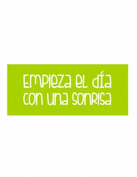 MUG MENSAJE POSITIVO VERDE