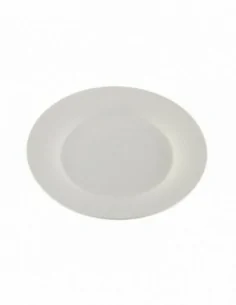 PLATO POSTRE  REDONDO BLANCO