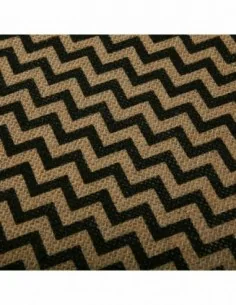 SALVAMANTEL ZIGZAG NEGRO 2