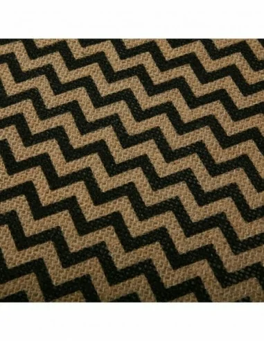 SALVAMANTEL ZIGZAG NEGRO
