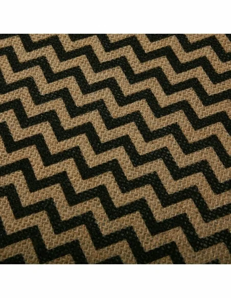 SALVAMANTEL ZIGZAG NEGRO