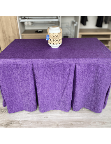 Ropa elegante 10 pliegues Morado