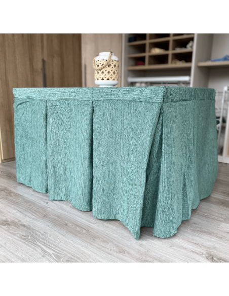 Ropa elegante 10 pliegues Verde