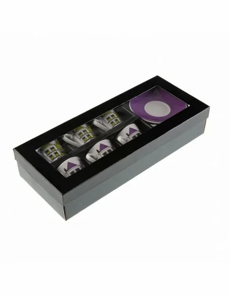 SET 6 TAZAS TE C/PLATO ESPAÑA